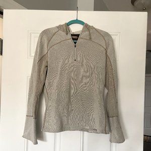 Warm Athletic Pullover Prana Sweater M Beige